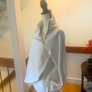 Athleta size S cream colored cozy Karma Asym Pullover.  In store$108